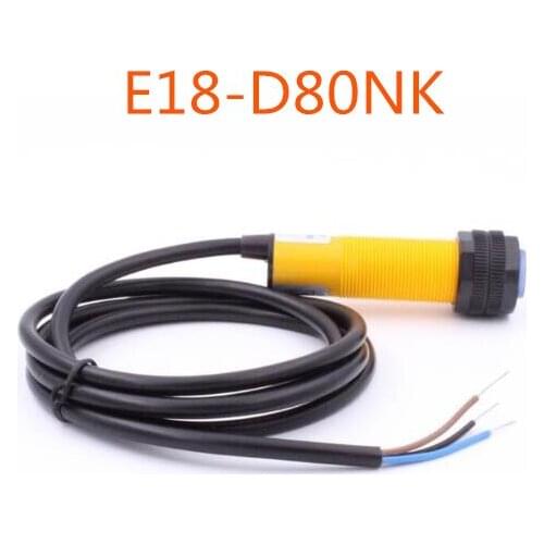 Photoelectric sensor module E18-D80NK diffuse reflection infrared photoelectric switch obstacle avoidance sensor module