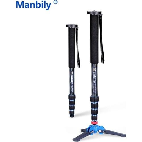 Manbily C222 Carbon Fiber Monopod Portable Standard Outdoor Retractable Crutch For Travelling Gitzo Manfrotto Benro Sirui