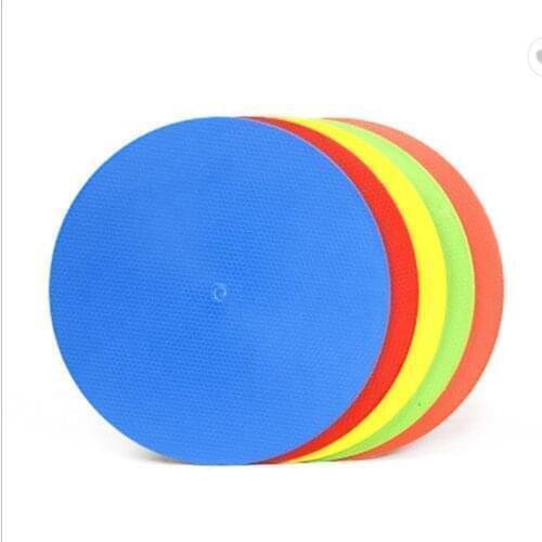 Factory wholesale high quality soccer training equipment pvc 25cm marker disc cone football training flat mark cone