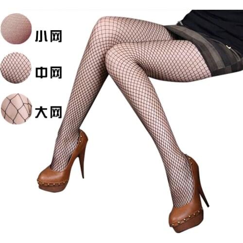 20D Fishnet Tights,Small Middle Big Mesh Fishnet Sexy Pantyhose Anti-hook Nylon Stockings Pantyhose