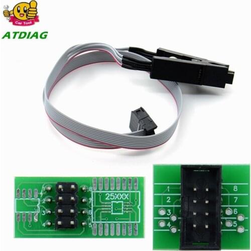 SOIC8 SOP8 Test Clip For EEPROM 93CXX / 25CXX / 24CXX + CH341A 24 25 Series EEPROM Flash BIOS USB Programmer Module