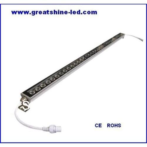 1000mm IP66 36x1W 24V exterior dmx controler RGB super thin led wall washer