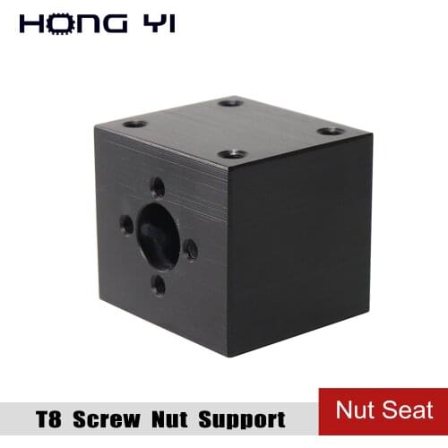 T8 screw nut seat Conversie Zetel 3D Printers Onderdelen T8 Trapeziumvormige Noten Lood Schroef Behuizing Montagebeugel