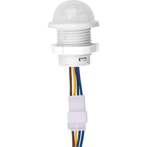 PIR Infrared Motion Sensor Switch Auto On Off Light Switch PIR Sensor Detector Smart Switch LED 110V/220V