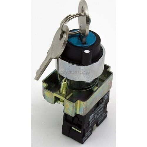 XB2-BG21 22mm self-lock ON - OFF key switch push button pushbutton