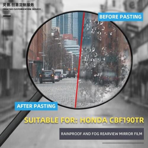For Honda CBF190TR Retro Motorcycle rearview mirror film scratch proof protective film reflector rain proof film Spirit Beast