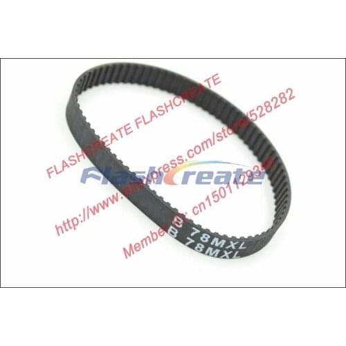 POWGE B78 MXL Timing Belt Teeth 78 Width 6.35mm Length 158.496mm MXL Rubber Closed-Loop Synchronous Belt B78-MXL
