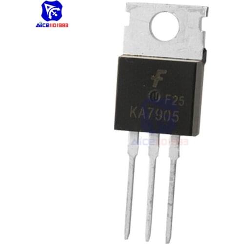 Diymore 10PCS/Lot IC Chips L7905CV L7905 7905 3 Pin Voltage Transistor Regulator IC TO-220 5V