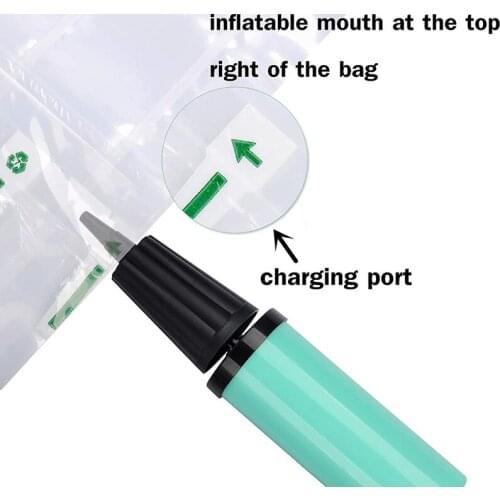 50M Inflatable Air Buffer Plastic Packaging Bump Filling Air Column Protective Bubble Bag Shock Resistance Protective Packing