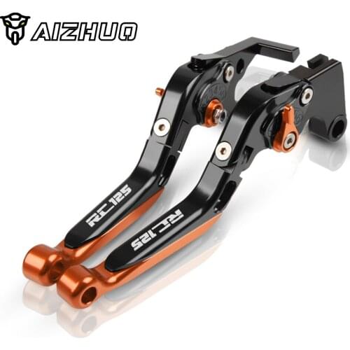 Motorcycle Accessories CNC Brake Handle Adjustable Brake Clutch Levers FOR RC 125 RC125 2014-2019 2015 2016 2017 2018