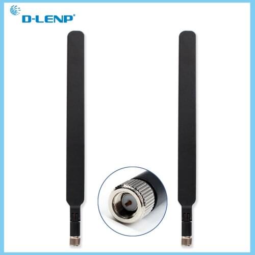 2 PCS/set Black 4G Antenna for 4G LTE Router External Antenna SMA Male for Huawei B593 E5186 For HUAWEI B315 B310 698-2700MHz