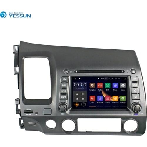 YESSUN Android Radio Car DVD Player For Honda Civic 2006~2011 Stereo Radio Multimedia GPS Navigation With WIFI Bluetooth AM/FM