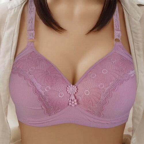 Women Large Size Bralette Thin Wire Free Seamless Sexy Lace Bras Comfort Underwear Push Up Lingerie Ladies Intimates Bra Drop