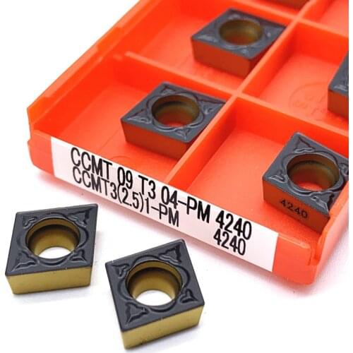 CCMT09T304 PM 4225 Carbide Insert Internal Turning Tools metal lathe tools CCMT 09T304 PM4240 turning insert