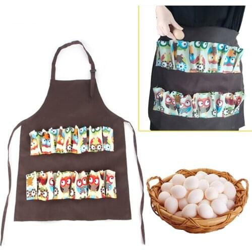 Egg Collecting Harvest Apron Farm Work Aprons for Hens Duck Goose Eggs Storage Pockets Farmhouse Home Workwear