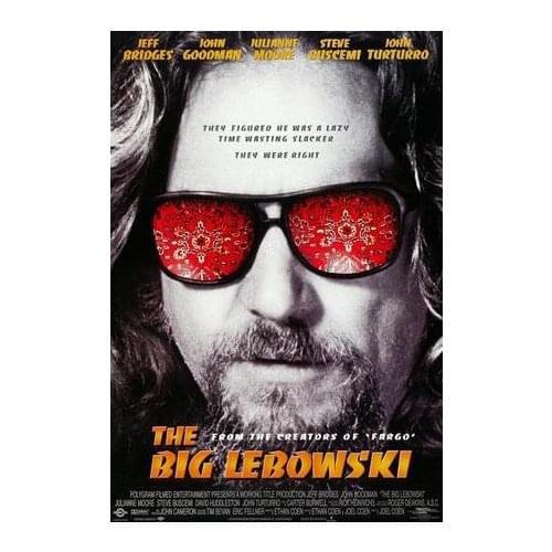 Lot style Choose The Big Lebowski Movie Art print Silk poster Home Wall Decor