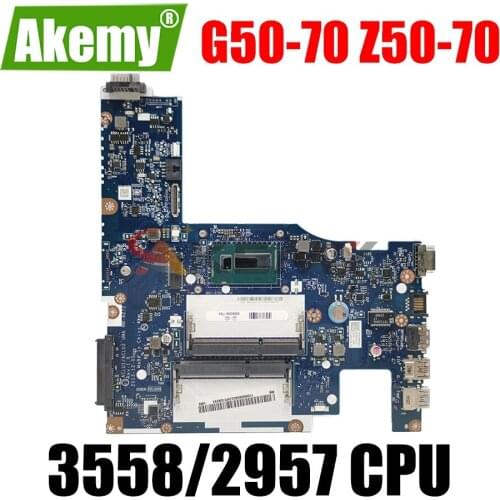 ACLU1/ACLU2 NM-A272 mainboard for Lenovo G50-70 G50-70m z50-70 laptop motherboard ( with 3558/2957 CPU ) DDR3L 100% fully tested