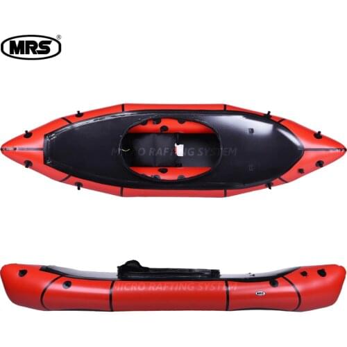 [MRS][Nomad S1D]red ultra-light fastest speed inflatable packraft with spraydeck