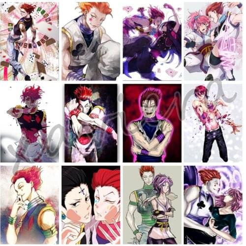 5D DIY Diamond Painting Hunter X Hunter Anime Full Square Diamond Cross Stitch Kit Mosaic Embroidery Home Decoration Youth Room