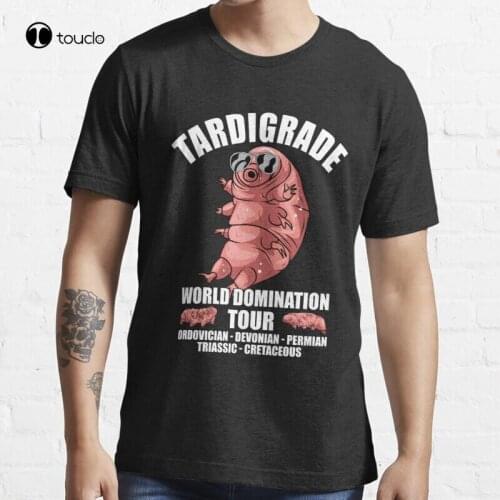 New Tardigrade World Domination Tour - Funny Microbiology Gift T-Shirt Cotton Tee Shirt S-5XL