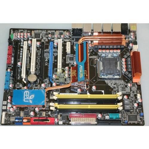 Original motherboard ASUS P5Q Premium DDR2 LGA 775 USB2.0 16GB for Core 2 Duo Quad cpu P45 Desktop motherboard Free shipping