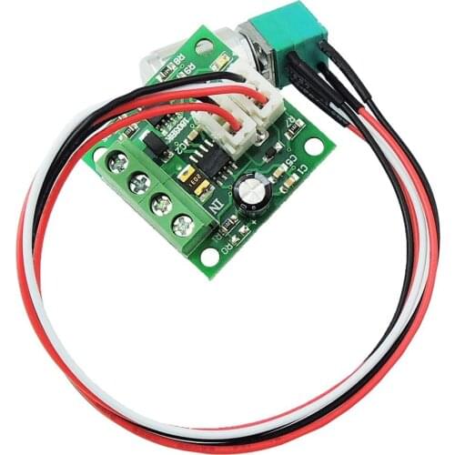 1803BKW 1.8v 3v 5v 6v 7.2v 12v 2A 30W DC Motor Speed Controller (PWM) Adjustable Driver Switch