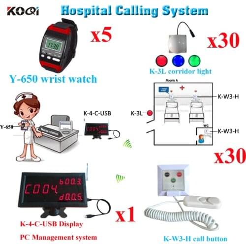 Patient emergent call system good nurse assistant hospital equipment wireless nurse pager call bell system