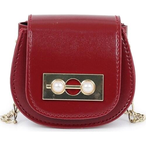 New Korean Child Shoulder Crossbody Bag Trend Wild Girls Chain Small Round Message Bag Fashion Coin Purse Totes Hand Bag