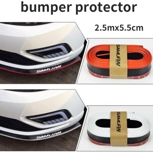 Bumper protector Car door Exterior parts lip sticker Front Rubber Universal Strip Side Skirt Styling Anti Scratch Body Kit Trim
