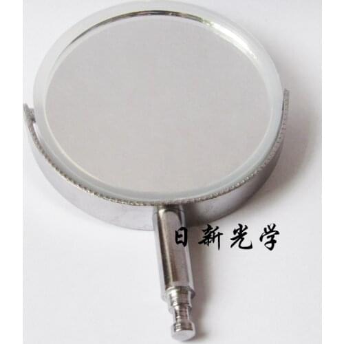Microscope Reflective Mirrors Plane Concave Reflector Reflex Mirror with Metal Bracket for XSP Series Biological Microscope