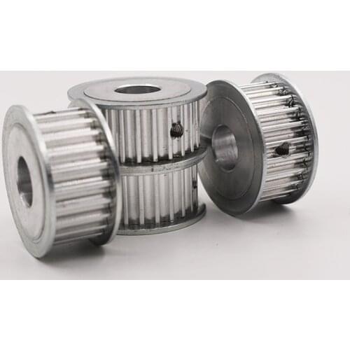 Aluminum Alloy AF Type 5M 14 Teeth 5/6/6.35/7/8/10mm Inner Bore Timing Pulley 16/21mm Width 5mm Pitch Synchronous Wheel