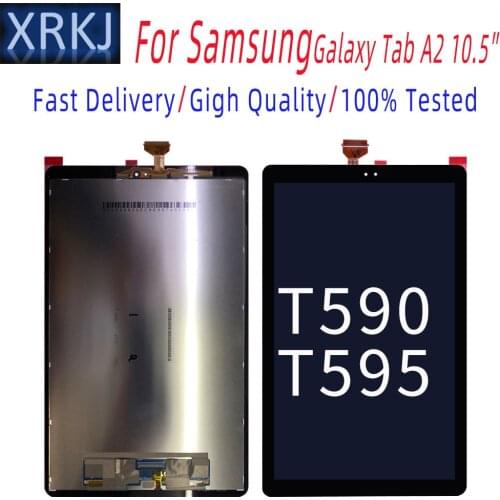 10.5" For Samsung Galaxy Tab A2 T590 T595 T597 SM-T590 SM-T595 SM-T597 LCD Display Screen Touch Digitizer Assembly Replacement