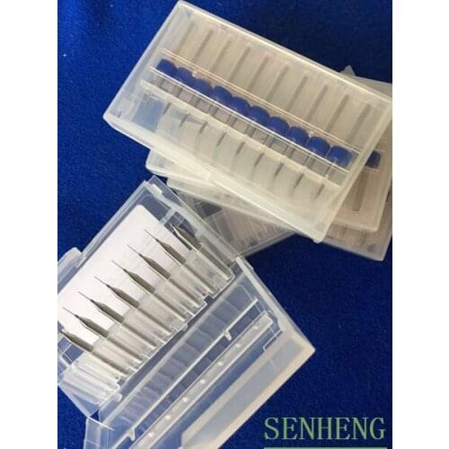 10Pieces 0.95mm high precision Carbide CNC Router Bits PCB drills Spiral Milling Cutter Drill Bit