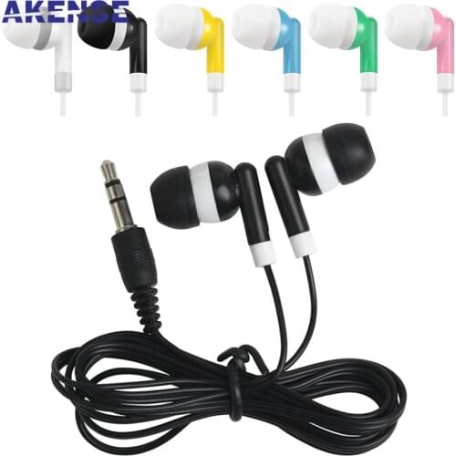 100pcs/lot Cheapest As Gift For Sport Earphone Wholesale Wired Super Bass 3.5mm Colorful Headset Earbud for iPhone Samsung