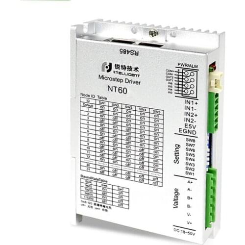 485 bus stepper driver NT60 24-50V/5A stepper controller control board