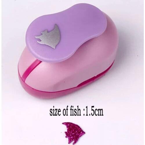 5/8"-1" fish punch perforadora de papel dolphin paper cutter cortador de papel de scrapbook furador de papel furador eva shark