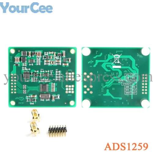 ADS1259 ADC Module High Performance 24 Bit ADC High Precision Data Acquisition Module Wide Power Supply Wide Input Differential