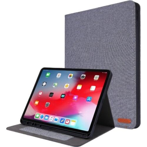 For Apple iPad air 4 10.9 2020 (A2072 A2316 A2324 A2325 ) Case Smart Auto Sleep/Wake Cloth Texture Leather Tablet Case + FilmPen