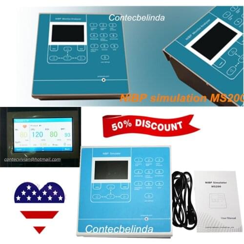 CONTEC MS200 NIBP Simulator Non-Invasive Blood Pressure simulation COLOR LCD 2019 Newest