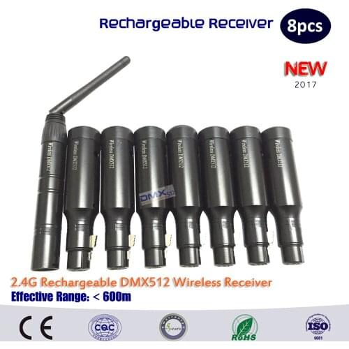DHL Free shipping 2.4G wifi Wireless DMX Lighting Controller, DMX512 Wireless Transmitter and Receiver for stage PAR Party Light