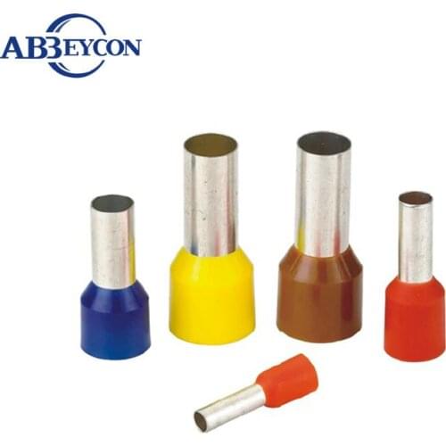 E1508 E2508 E4009 E6010 Tube Insulating Insulated Terminals Cable Wire Connector Insulating Crimp Terminal Connector