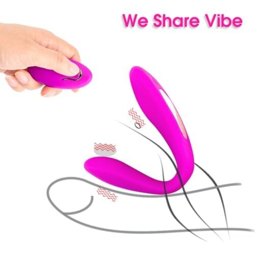 Erotic Sextoys Couples We Share Vibe Dildo Vibrator G Spot Clitoris Stimulator Adult Sex Products Sex Toys for Woman Sex Shop