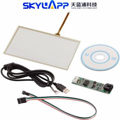 Skylarpu 7 inch for 165mm*100mm Touchscreen Panel Kit for AT070TN90 Raspberry Pi Screen GPS touch screen digitizer panel glass