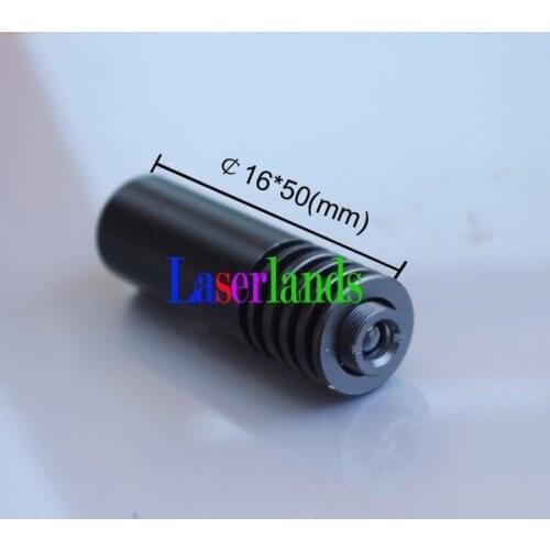 16*50mm 9.0mm Laser Diode Housing for 650nm Red Laser with Glass Lens