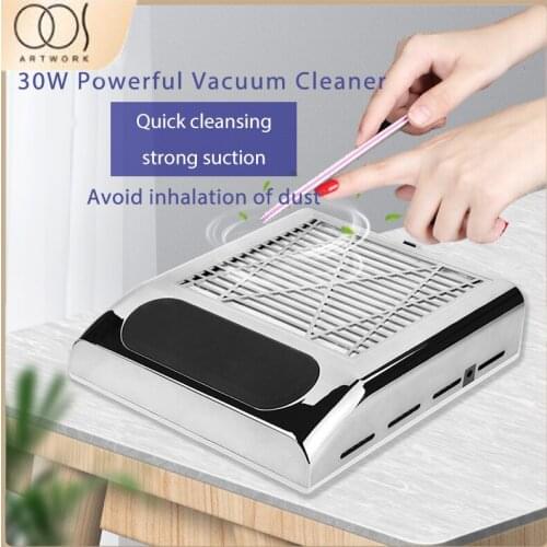 Nail Art Powerful Vacuum Dust Collector 80W Nail Tool Nail Machine with Vacuum Dust Bag Salon Professional Nail Vacuum Cleaner