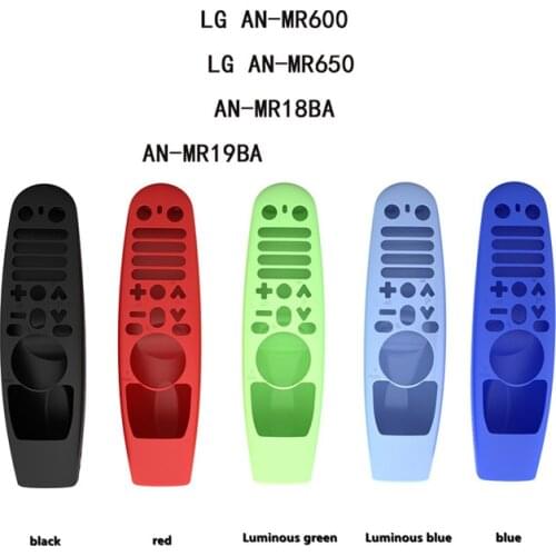 Soft Remote Control Protective Case Cover Luminous Silicone Protection Sleeve for LG TV Remote Control AN-MR600 AN-MR18BA