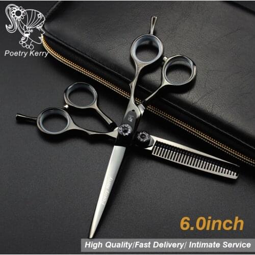 6 inch "Professional hair Barber scissors set straight scissors and Thinning Scissors hair care & styling