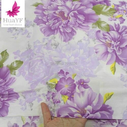 New arrive purple Floral Series Twill Cotton Fabric,Patchwork Cloth DIY Sewing Quilting Fat Quarters Material For Baby&Child