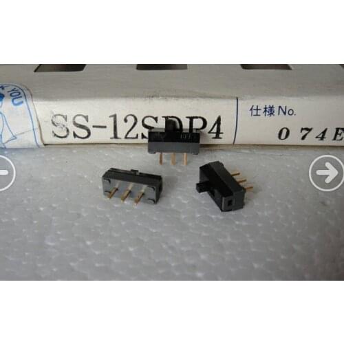 Original new 100% micro switch SS-12SDP4 gold plated feet 3pin 2gear