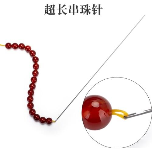 Slitting needle, wenplay crochet, hand string threading tool, stainless steel needle, beaded artifact, very fine needle, ultra